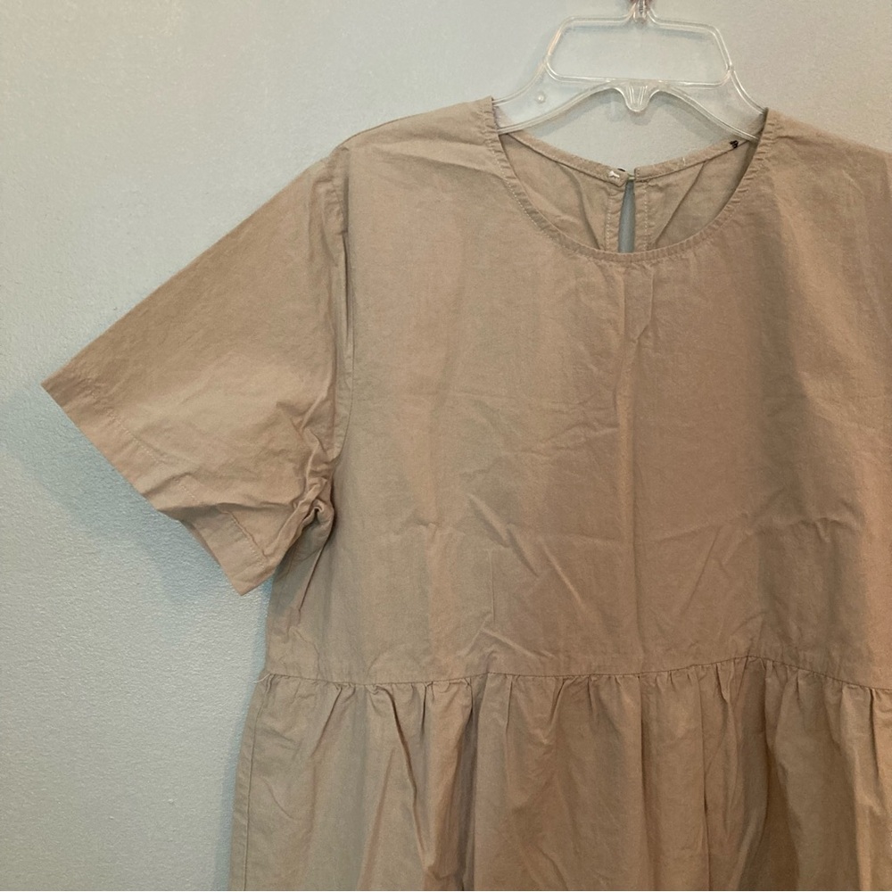 4/$10 - Forever 21 Beige Baby Doll Dress - Picture 2 of 6